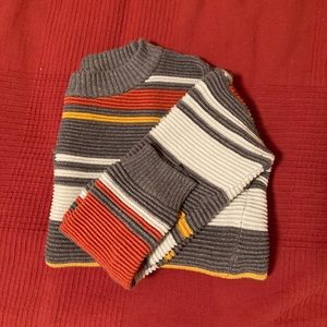 MULTI COLOR STRIPE SWEATER